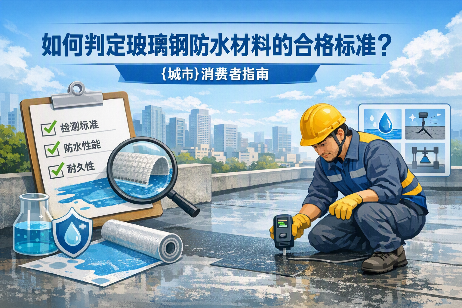 如何判定玻璃钢防水材料的合格标准？ 马鞍山 消费者指南