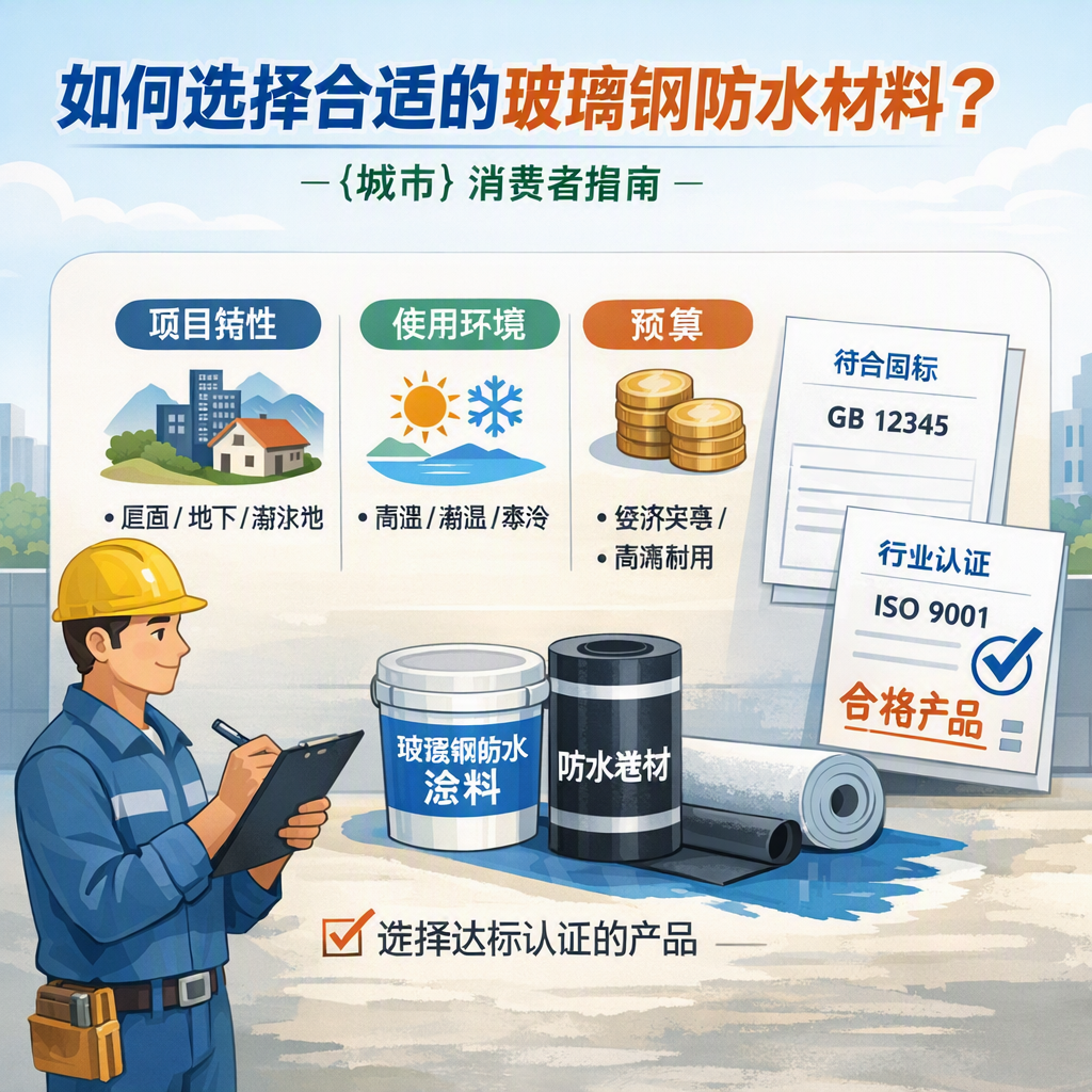 如何判定玻璃钢防水材料的合格标准？ 马鞍山 消费者指南