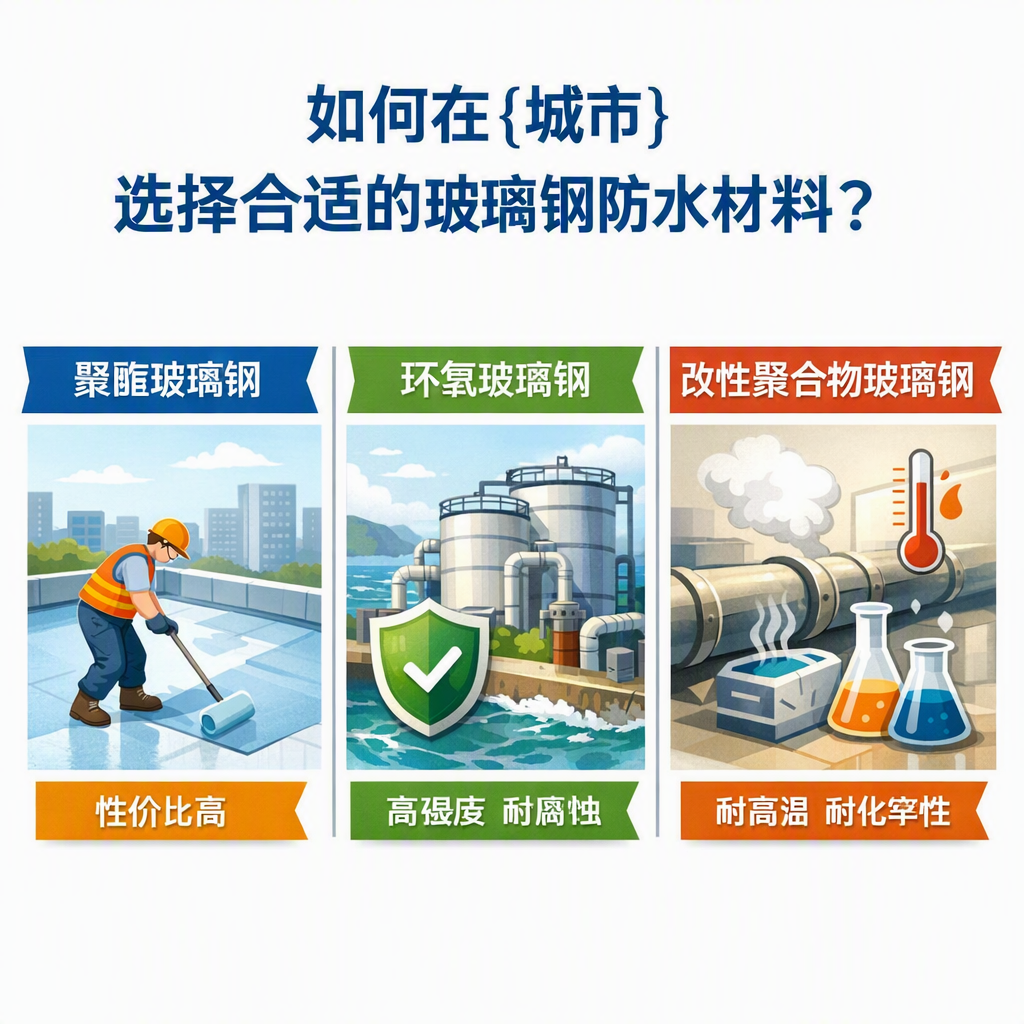 如何在马鞍山选择合适的玻璃钢防水材料？