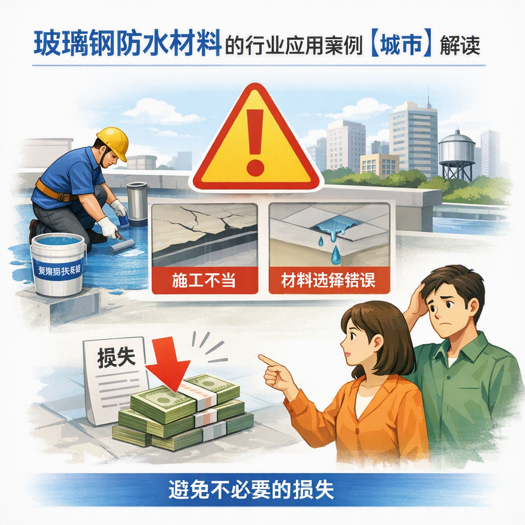 玻璃钢防水材料的行业应用案例，马鞍山解读