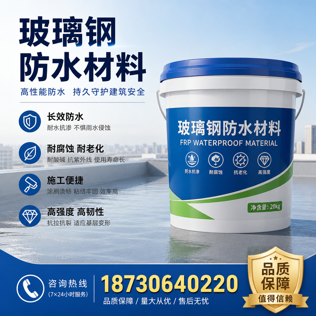 专家解析：玻璃钢防水材料的市场前景分析在 马鞍山